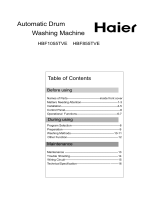 Haier HBF855TVE User manual
