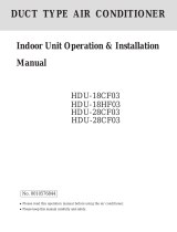 Haier HDU-18CF03 User manual