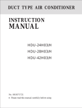 Haier HDU-28H03/H User manual