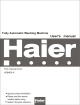 Haier HQM62-K User manual