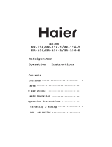 Haier HR-126-1 User manual