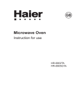 Haier HR-6805GTA User manual