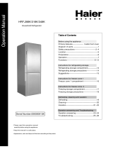 Haier HRF-318K Series User manual