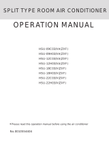 Haier HSU-09C03, HSU-09H03, HSU-12C03, HSU-12H03, HSU-18C03, HSU-18H03, HSU-22C03, HSU-22H03 User manual