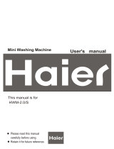 Haier HWM21 User manual