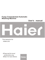 Haier HWM-6.5/S User manual