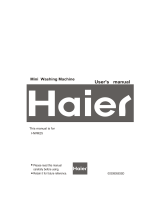 Haier HWM25 User manual