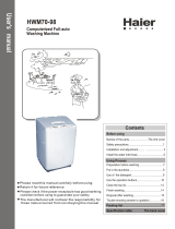 Haier HWM70-98 User manual
