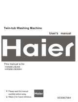 Haier HWM80-0626SH User manual