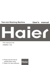 Haier HWM75-113S User manual