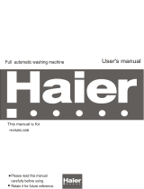 Haier HWM80-68B User manual