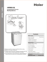 Haier HWM90-98 User manual