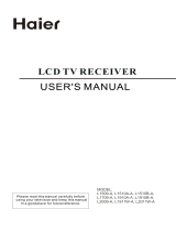 Haier L1709-A User manual