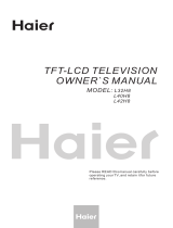 Haier L42H8P User manual