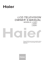 Haier L42R1 User manual