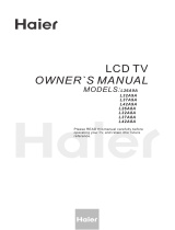 Haier L37A9A User manual