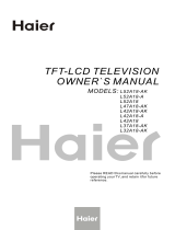 Haier L42A18-A User manual