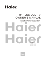 Haier LE26B13200 User manual