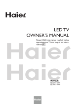 Haier LE40C13800 User manual