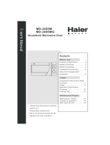 Haier MD-2485MGME User manual
