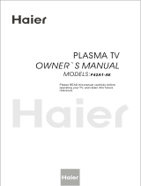 Haier P42A1-AK User manual
