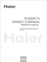 Haier P42A9-AK User manual