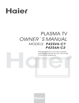 Haier P42SV6-C1 User manual