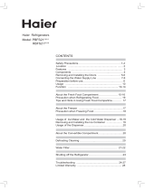 Haier RBFS21 User manual