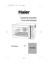 Haier RTC1700SS - Convection Oven User manual