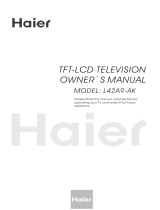 Haier L42A9-AK User manual