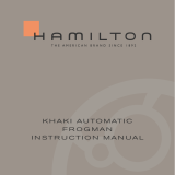 Hamilton Khaki Navy Frogman User manual