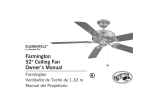Hampton Bay 52 Ceiling Fan 171-348 User manual