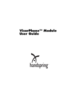 Handspring VisorPhone User manual