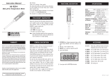 Hanna Instruments Thermometer HI 9214 User manual