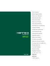 Hanns.G HP222 User manual