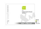 Hannspree 22" Liquid Crystal Display monitor XM User manual