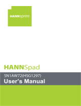 Hannspree HannsPad 10.1 3G HD User manual