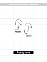Hans Grohe Electronic 15180XX1 User manual