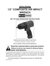 Central Pneumatic 1/2 Composite Air Impact Wrench User manual