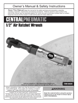 Central Pneumatic 1/2 in. Air Ratchet Wrench Owner's manual