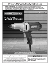 Harbor Freight Tools 1/2 in. Heavy Duty Electric Impact Wrench User manual