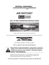 Harbor Freight Tools 1/4 in. Air Ratchet Wrench Owner's manual