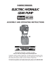 Harbor Freight Tools 1 HP Electric Hydraulic Pressure Pump Owner's manual