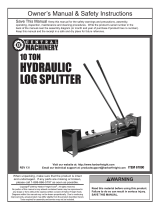 Central Machinery 10 Ton Hydraulic Log Splitter Owner's manual