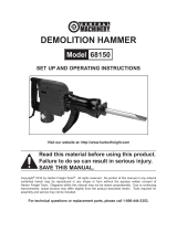 Harbor Freight Tools 11 Amp 35 lb. Lower Wall Breaker Hammer User manual