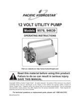 Harbor Freight Tools 12 Volt Marine Utility Pump User manual