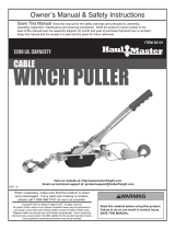 Harbor Freight Tools 1200 lb. Cable Winch Puller Owner's manual