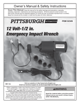 Pittsburgh Automotive Item 92349 Owner's manual