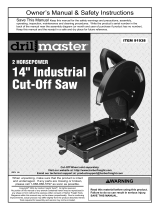 Drill Master 14 in. 2 HP Cut_Off Saw User manual
