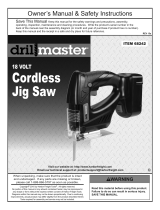 Harbor Freight Tools 18 Volt Cordless Jig Saw User manual